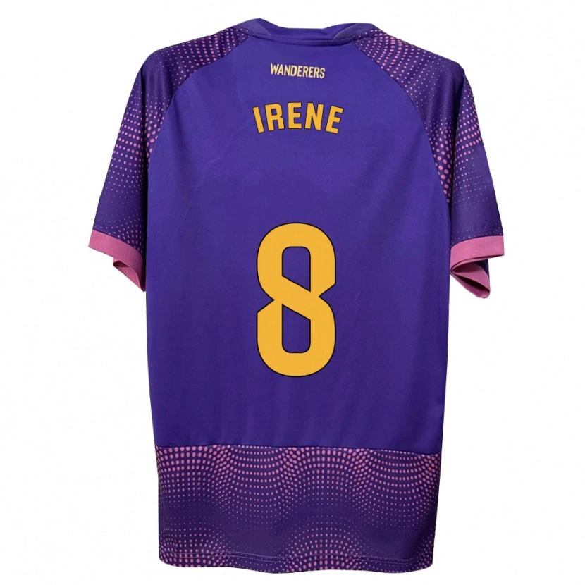 DanxenメンズIrene Ñiguez García#8紫 白 ピンクアウェイシャツ2026/27ジャージーユニフォーム