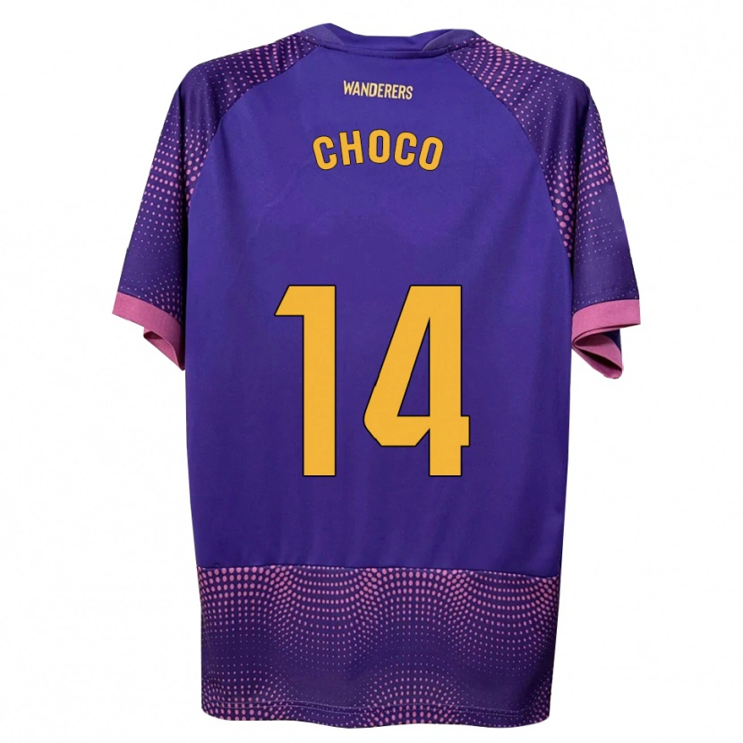 DanxenメンズChoco#14紫 白 ピンクアウェイシャツ2026/27ジャージーユニフォーム