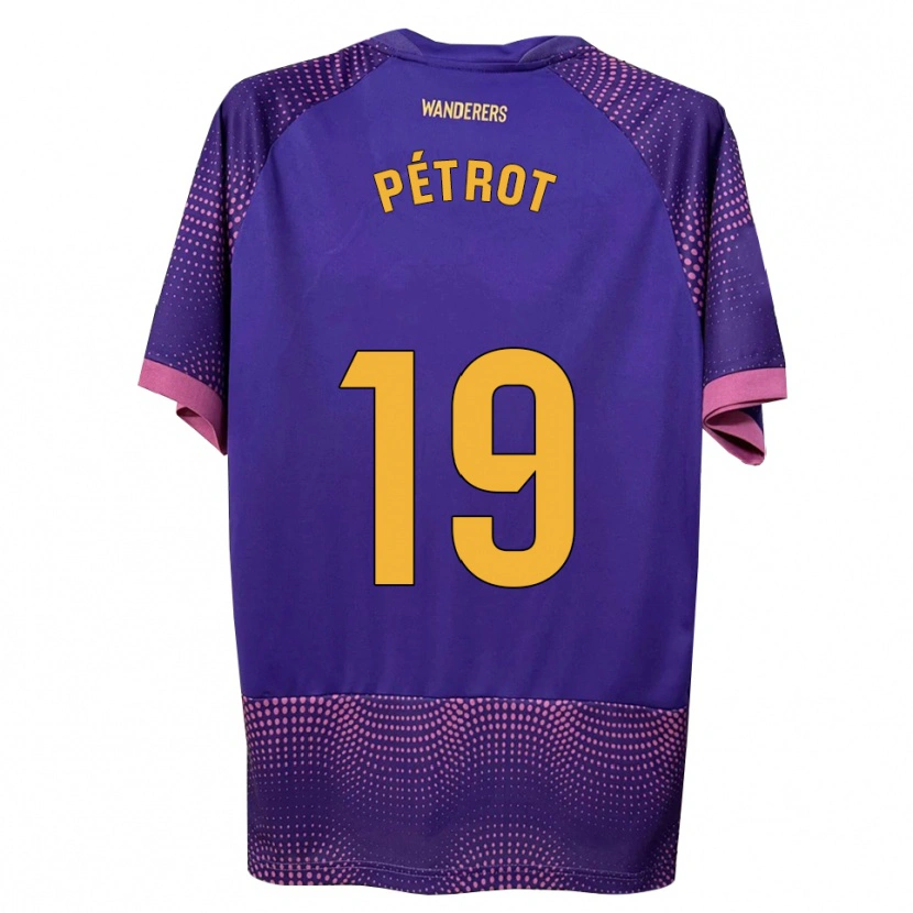 DanxenメンズLéo Pétrot#19紫 白 ピンクアウェイシャツ2026/27ジャージーユニフォーム