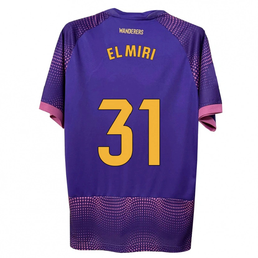 DanxenメンズWalid El Miri#31紫 白 ピンクアウェイシャツ2026/27ジャージーユニフォーム