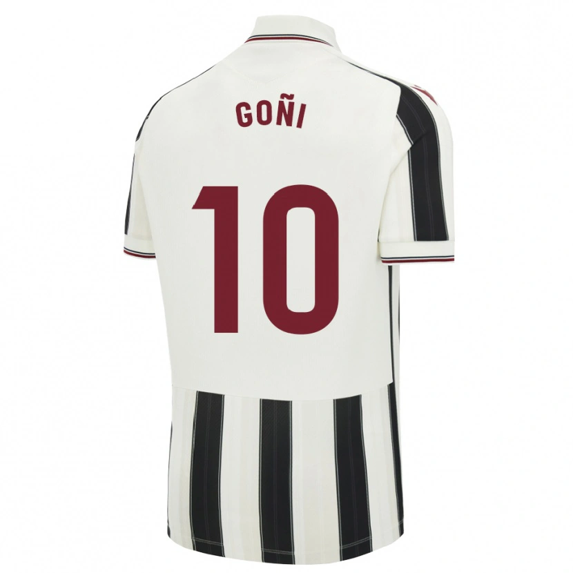 DanxenメンズHugo Goñi#10黒白赤アウェイシャツ2026/27ジャージーユニフォーム