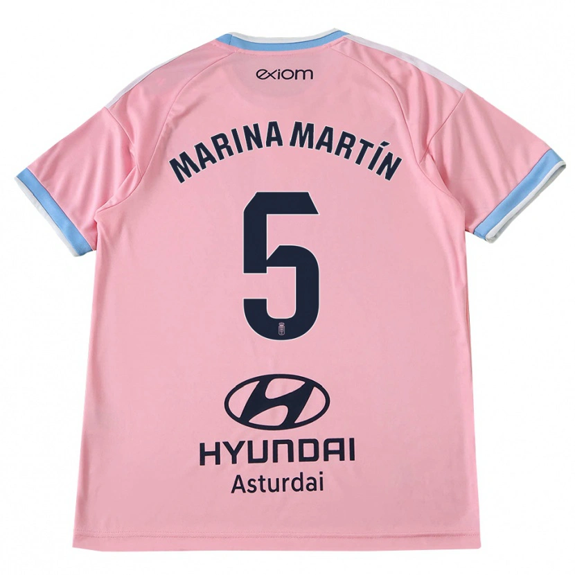 DanxenメンズMarina Martín#5コーンフラワーブルー ピンクアウェイシャツ2026/27ジャージーユニフォーム