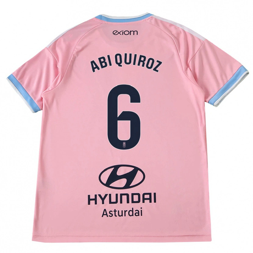 DanxenメンズAbi Quiroz#6コーンフラワーブルー ピンクアウェイシャツ2026/27ジャージーユニフォーム