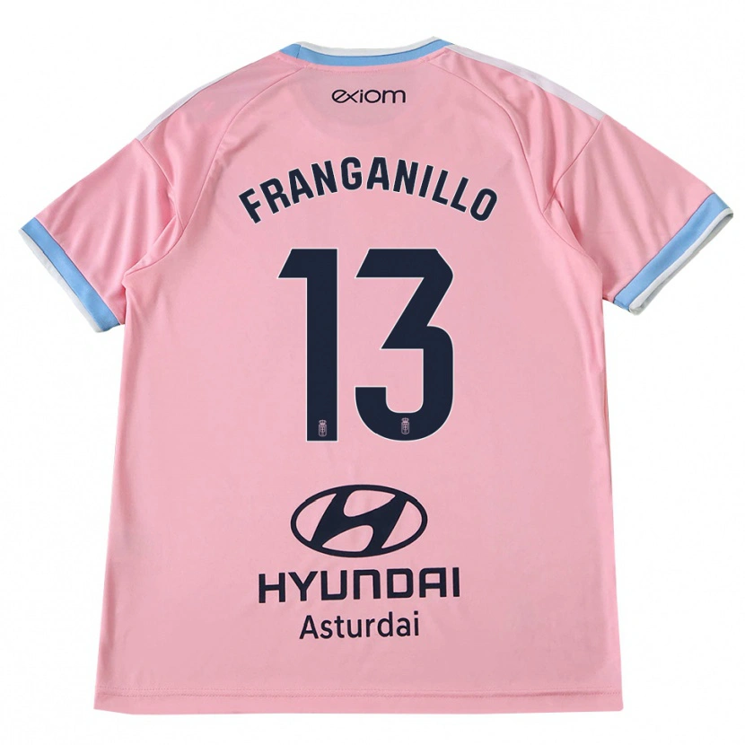 DanxenメンズSamu Franganillo#13コーンフラワーブルー ピンクアウェイシャツ2026/27ジャージーユニフォーム