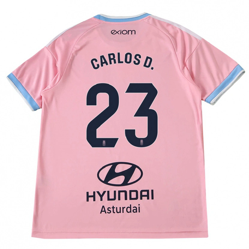 Danxenメンズカルロス・ドミンゲス・カセレス#23コーンフラワーブルー ピンクアウェイシャツ2026/27ジャージーユニフォーム