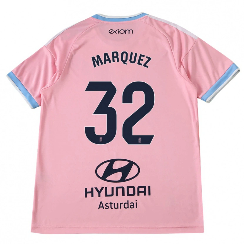 DanxenメンズGerard Marquez#32コーンフラワーブルー ピンクアウェイシャツ2026/27ジャージーユニフォーム