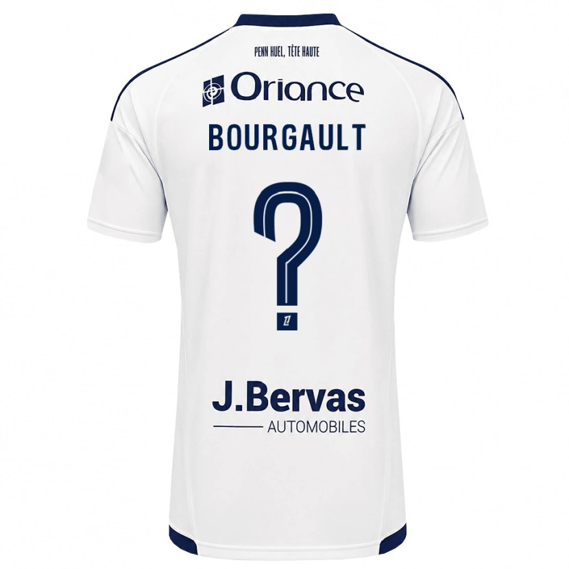 DanxenメンズJustin Bourgault#0ネイビー 白アウェイシャツ2026/27ジャージーユニフォーム
