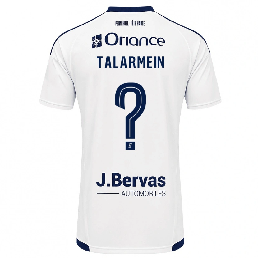 DanxenメンズManon Talarmein#0ネイビー 白アウェイシャツ2026/27ジャージーユニフォーム