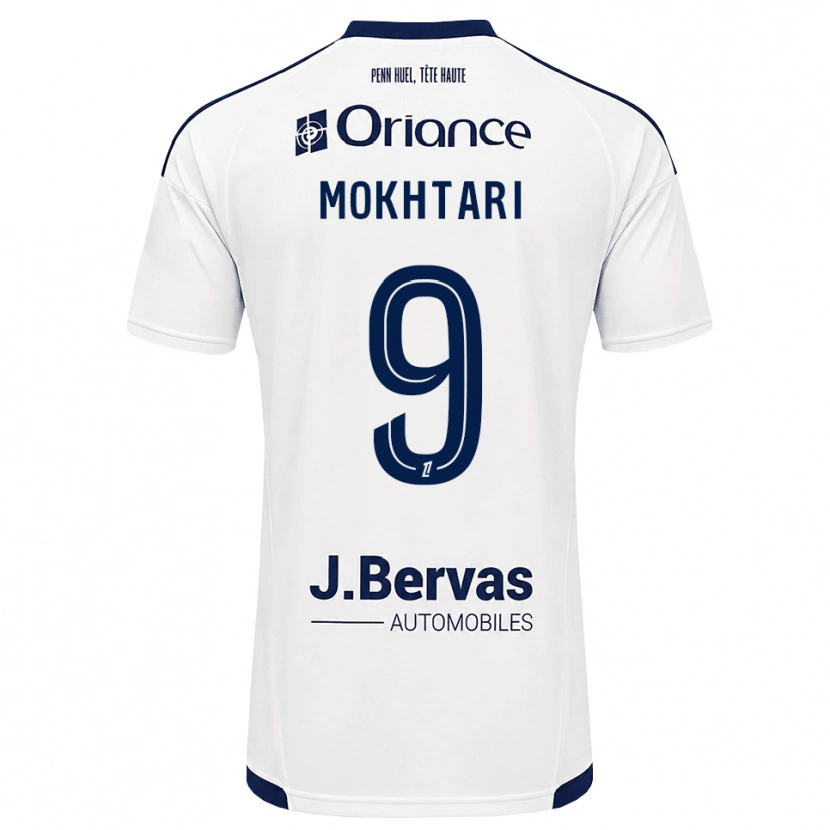 DanxenメンズNoa Mokhtari#9ネイビー 白アウェイシャツ2026/27ジャージーユニフォーム
