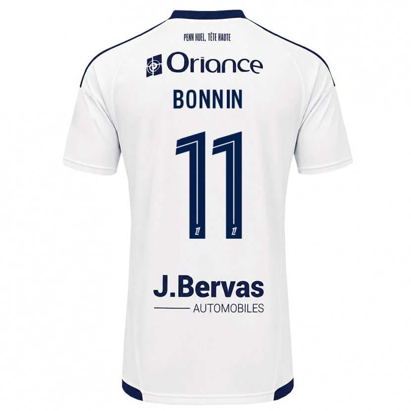 DanxenメンズLilian Bonnin#11ネイビー 白アウェイシャツ2026/27ジャージーユニフォーム