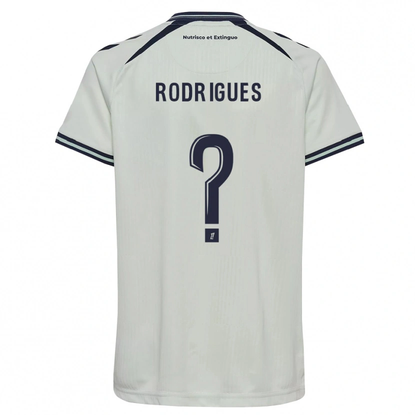 DanxenメンズFabio Rodrigues#0ミッドナイトブルー 白アウェイシャツ2026/27ジャージーユニフォーム