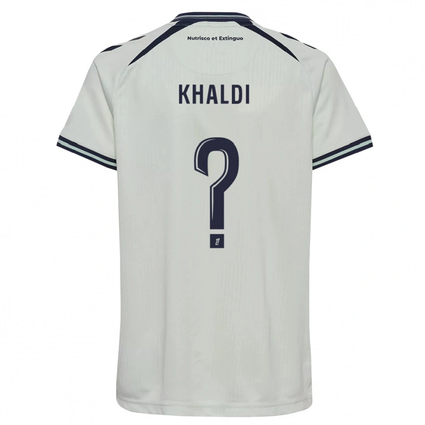 DanxenメンズAlim Khaldi#0ミッドナイトブルー 白アウェイシャツ2026/27ジャージーユニフォーム