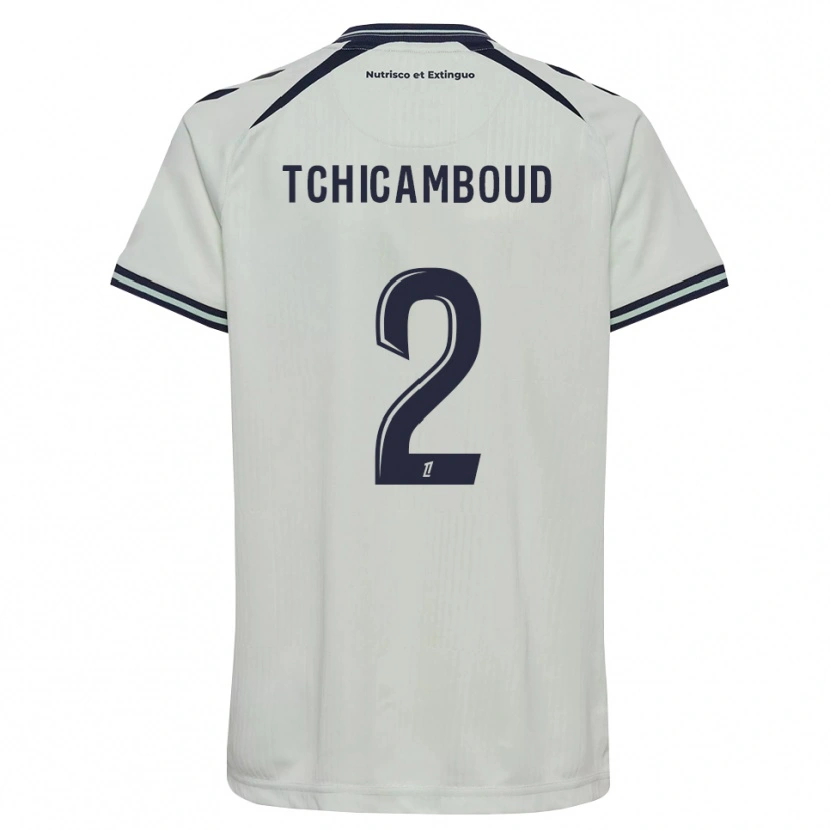 DanxenメンズSteed Tchicamboud#2ミッドナイトブルー 白アウェイシャツ2026/27ジャージーユニフォーム