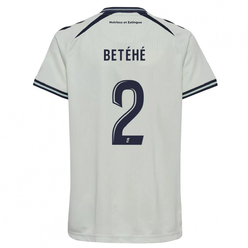 DanxenメンズAaron Betéhé#2ミッドナイトブルー 白アウェイシャツ2026/27ジャージーユニフォーム