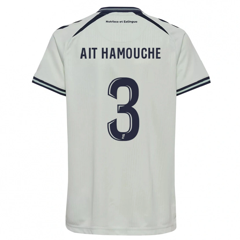 DanxenメンズMassyl Ait Hamouche#3ミッドナイトブルー 白アウェイシャツ2026/27ジャージーユニフォーム
