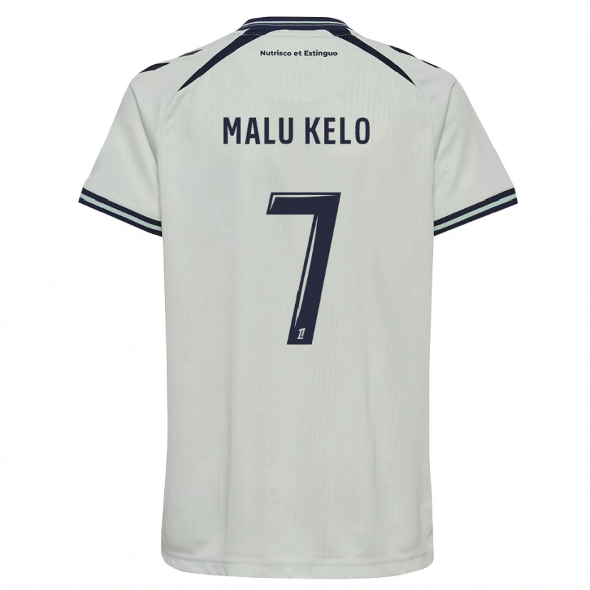 DanxenメンズYohann Malu Kelo#7ミッドナイトブルー 白アウェイシャツ2026/27ジャージーユニフォーム
