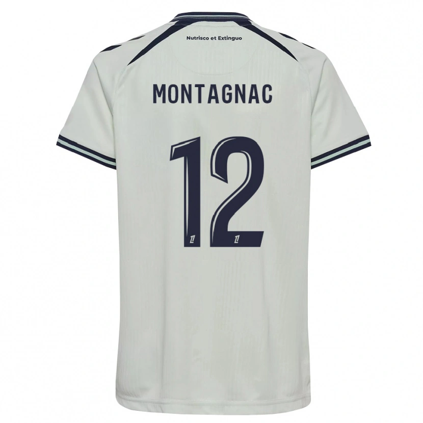 DanxenメンズAlexandre Montagnac#12ミッドナイトブルー 白アウェイシャツ2026/27ジャージーユニフォーム