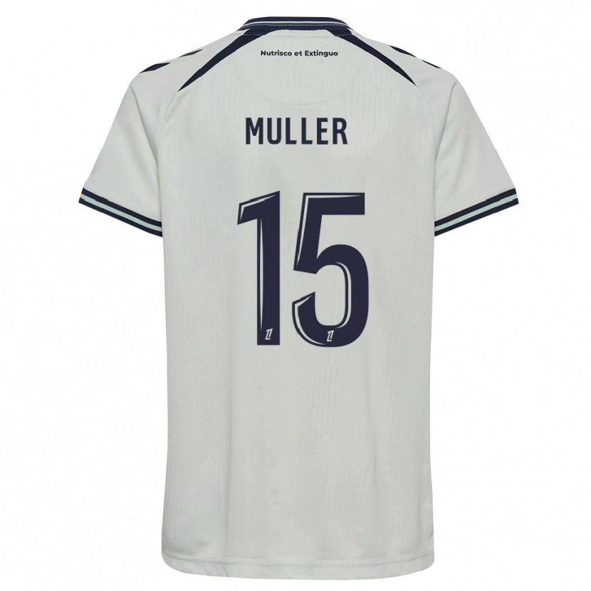 DanxenメンズLaura Muller#15ミッドナイトブルー 白アウェイシャツ2026/27ジャージーユニフォーム