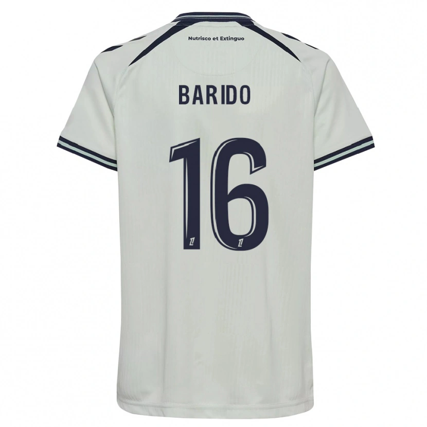 DanxenメンズJules Barido#16ミッドナイトブルー 白アウェイシャツ2026/27ジャージーユニフォーム