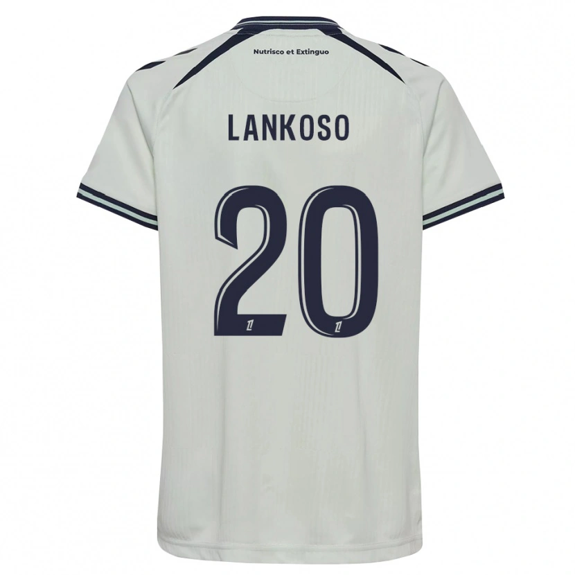 DanxenメンズLenny Lankoso#20ミッドナイトブルー 白アウェイシャツ2026/27ジャージーユニフォーム