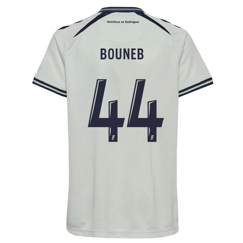 DanxenメンズIsmaïl Bouneb#44ミッドナイトブルー 白アウェイシャツ2026/27ジャージーユニフォーム