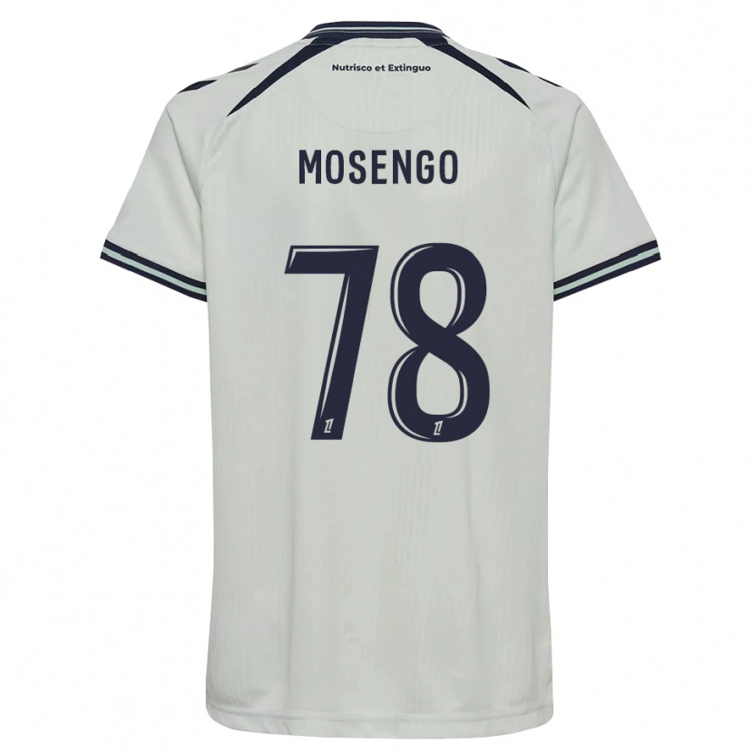 DanxenメンズDaren Mosengo#78ミッドナイトブルー 白アウェイシャツ2026/27ジャージーユニフォーム