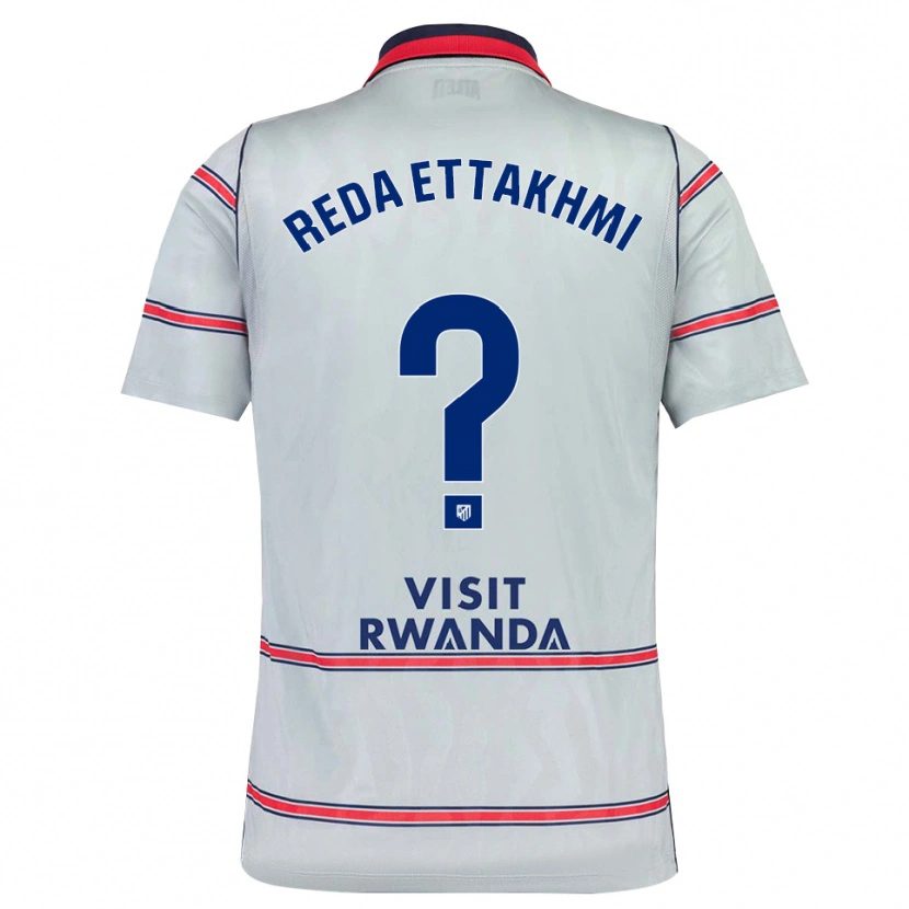 DanxenメンズMohamed Reda Ettakhmi#0グレー 赤 ネイビーブルーサードユニフォームシャツ2026/27ジャージーユニフォーム