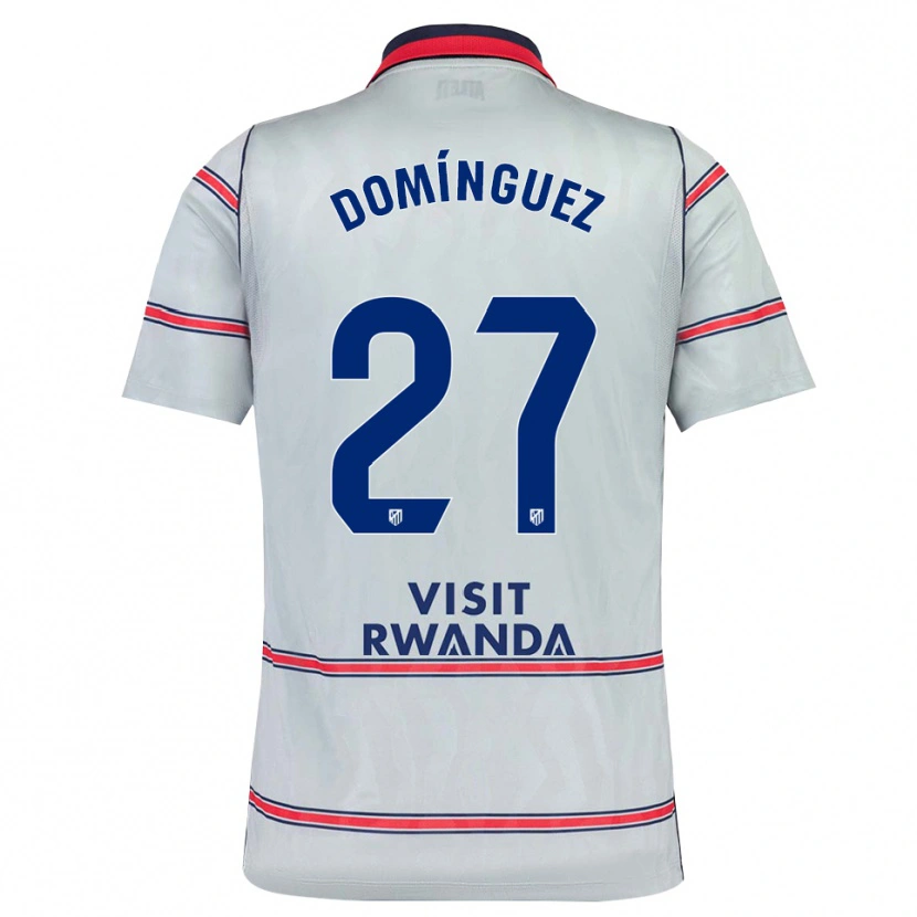 DanxenメンズJorge Domínguez#27グレー 赤 ネイビーブルーサードユニフォームシャツ2026/27ジャージーユニフォーム