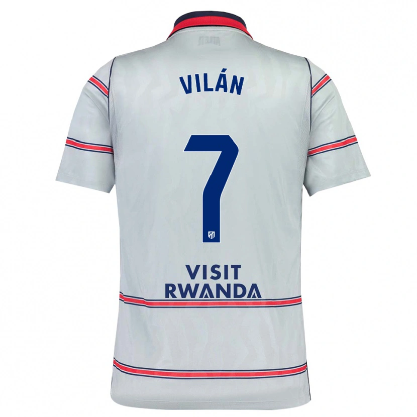 DanxenメンズDavid Vilán#7グレー 赤 ネイビーブルーサードユニフォームシャツ2026/27ジャージーユニフォーム
