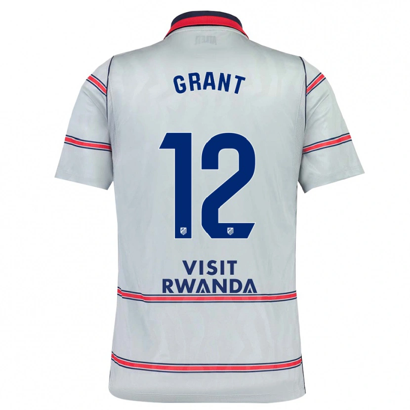 DanxenメンズCristian Grant#12グレー 赤 ネイビーブルーサードユニフォームシャツ2026/27ジャージーユニフォーム