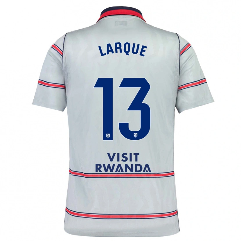 DanxenメンズPatricia Larqué#13グレー 赤 ネイビーブルーサードユニフォームシャツ2026/27ジャージーユニフォーム