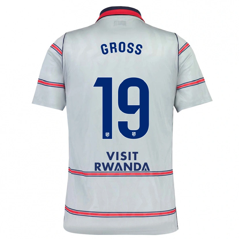 DanxenメンズGonzalo Gross#19グレー 赤 ネイビーブルーサードユニフォームシャツ2026/27ジャージーユニフォーム