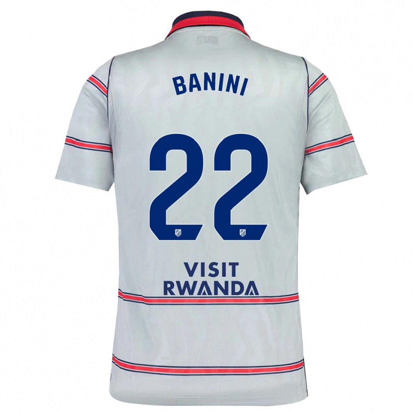 Danxenメンズエステファニア・バニーニ#22グレー 赤 ネイビーブルーサードユニフォームシャツ2026/27ジャージーユニフォーム