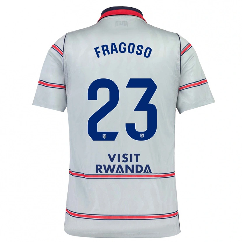 DanxenメンズGerard Fragoso#23グレー 赤 ネイビーブルーサードユニフォームシャツ2026/27ジャージーユニフォーム