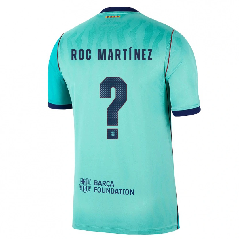 DanxenメンズRoc Martínez#0アクア ダークターコイズ ロイヤルブルーサードユニフォームシャツ2026/27ジャージーユニフォーム