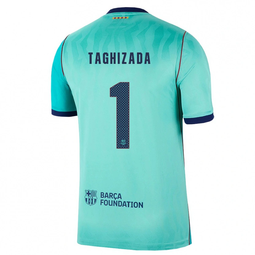DanxenメンズEldar Taghizada#1アクア ダークターコイズ ロイヤルブルーサードユニフォームシャツ2026/27ジャージーユニフォーム