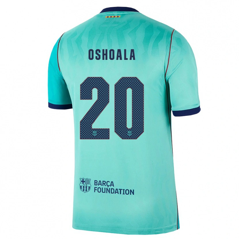 Danxenメンズアシサット・オショアラ#20アクア ダークターコイズ ロイヤルブルーサードユニフォームシャツ2026/27ジャージーユニフォーム