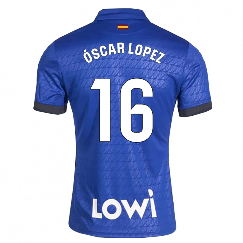 DanxenレディースÓscar López#16青白黒ホームシャツ2026/27ジャージーユニフォーム