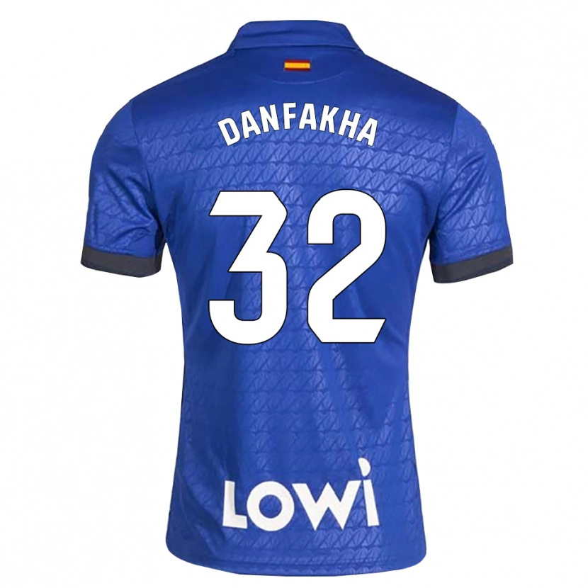 DanxenレディースIbrahima Danfakha#32青白黒ホームシャツ2026/27ジャージーユニフォーム