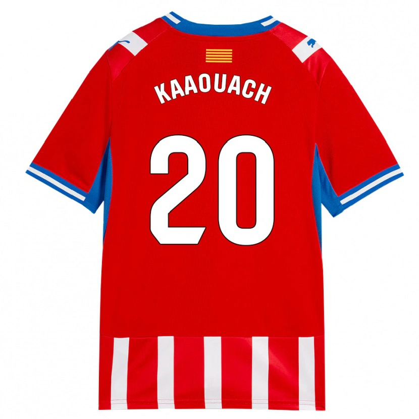 DanxenレディースNabil Kaaouach#20赤白スカイブルーホームシャツ2026/27ジャージーユニフォーム