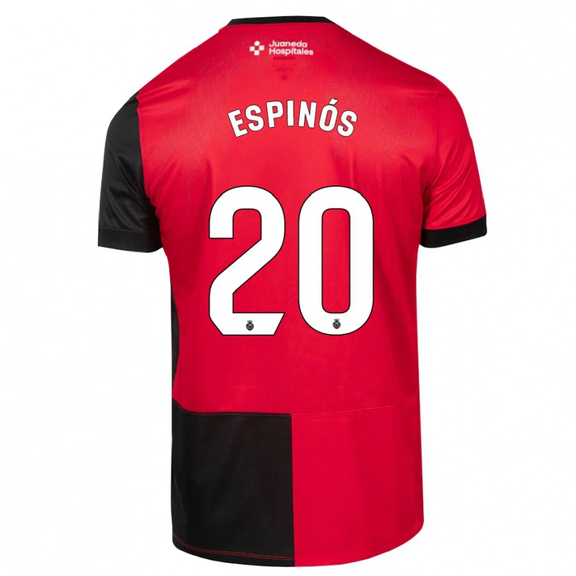 DanxenレディースNico Espinós#20黒赤白ホームシャツ2026/27ジャージーユニフォーム
