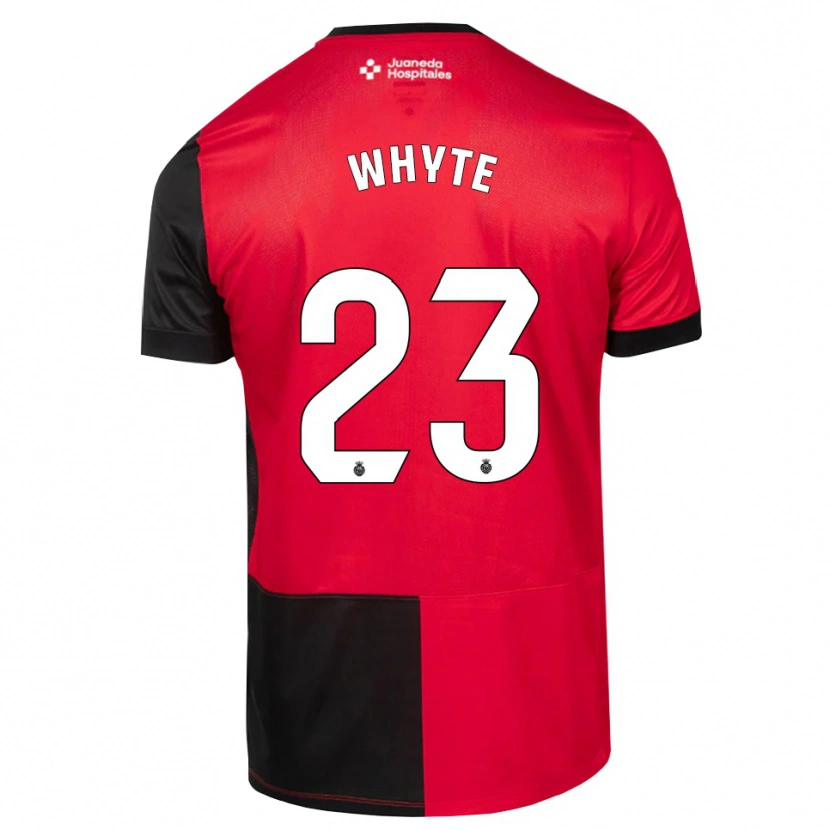 DanxenレディースMichael Whyte#23黒赤白ホームシャツ2026/27ジャージーユニフォーム