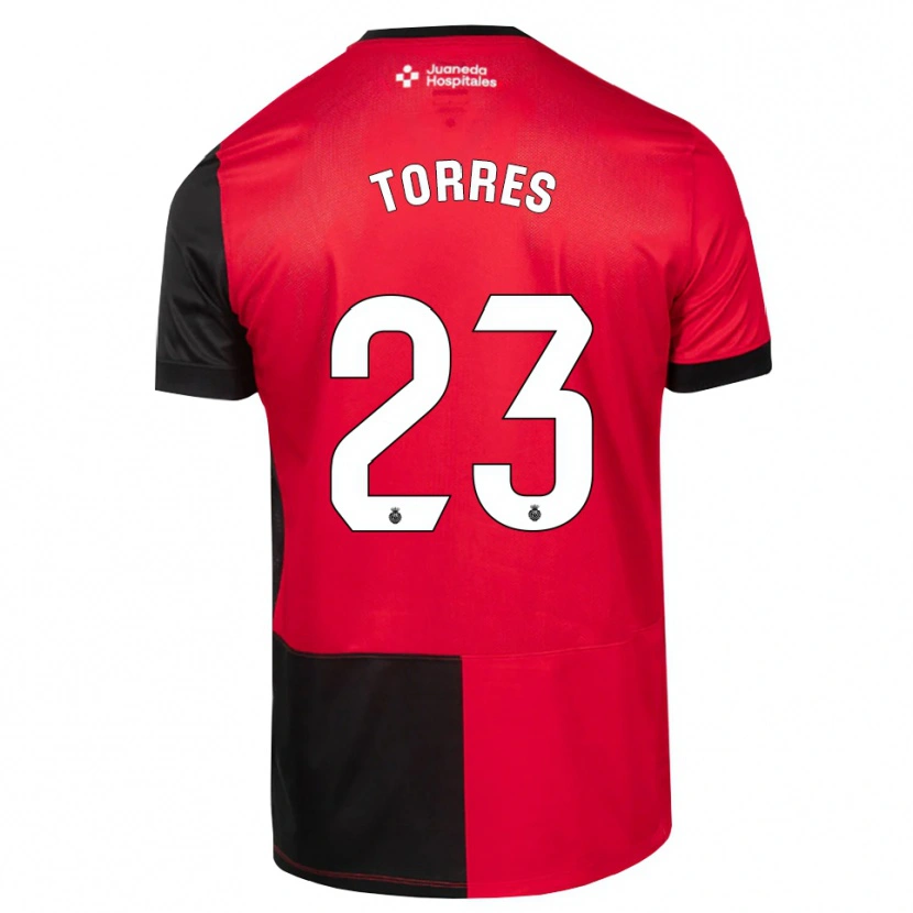 DanxenレディースIker Torres#23黒赤白ホームシャツ2026/27ジャージーユニフォーム