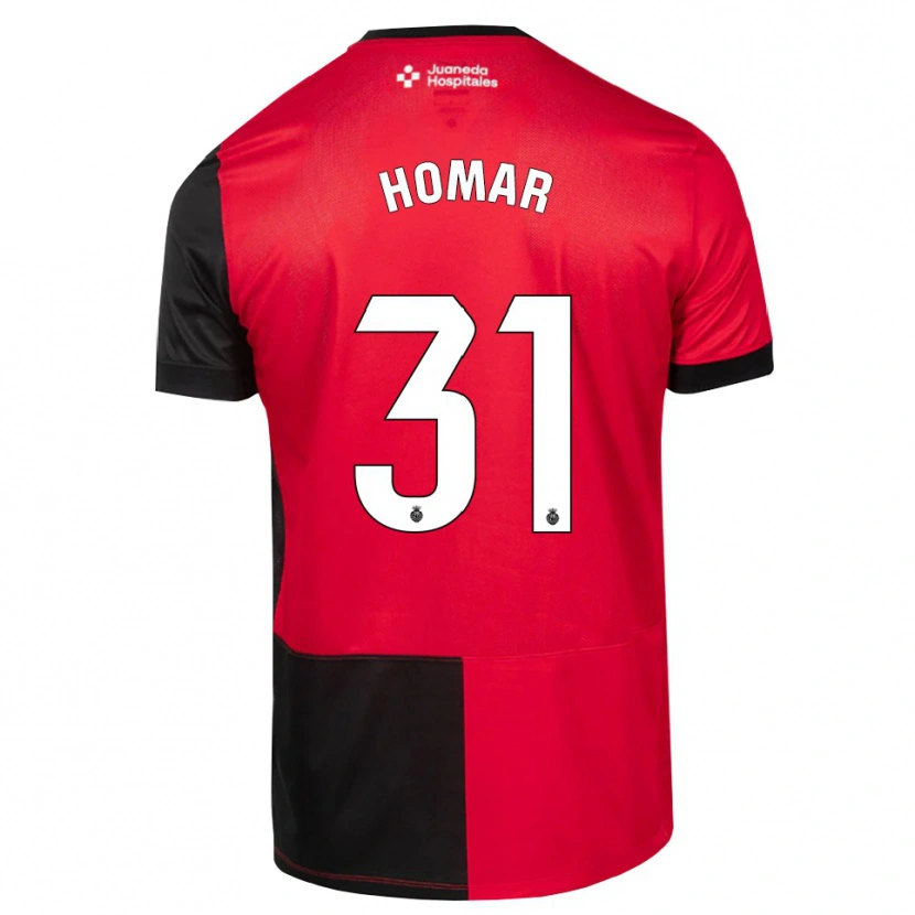 DanxenレディースGaspar Homar#31黒赤白ホームシャツ2026/27ジャージーユニフォーム