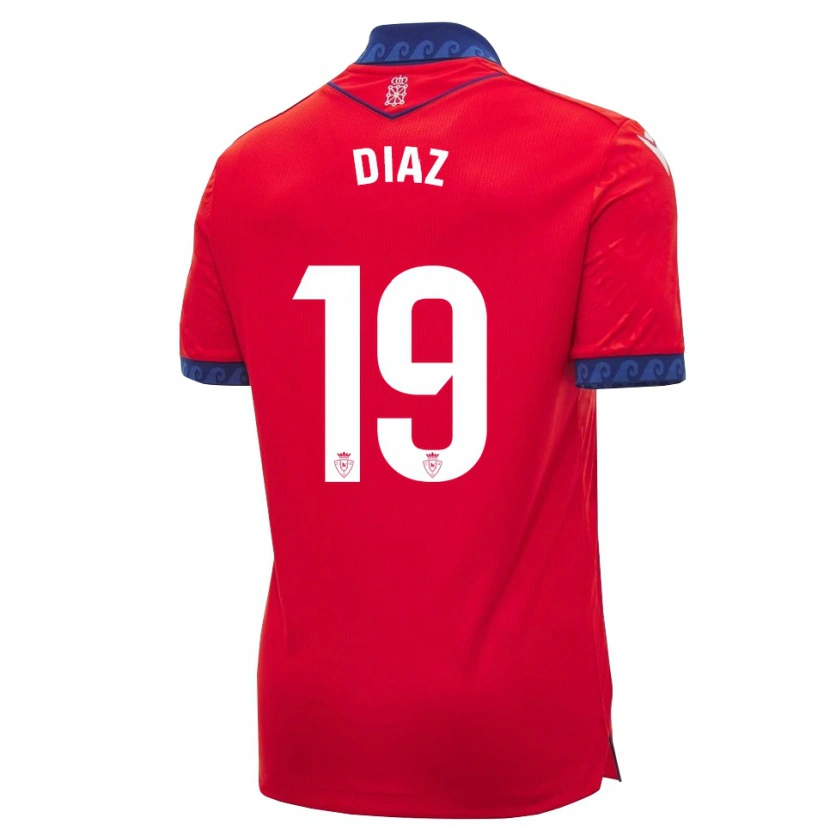 DanxenレディースLucas Diaz#19赤 ネイビーブルー 白ホームシャツ2026/27ジャージーユニフォーム