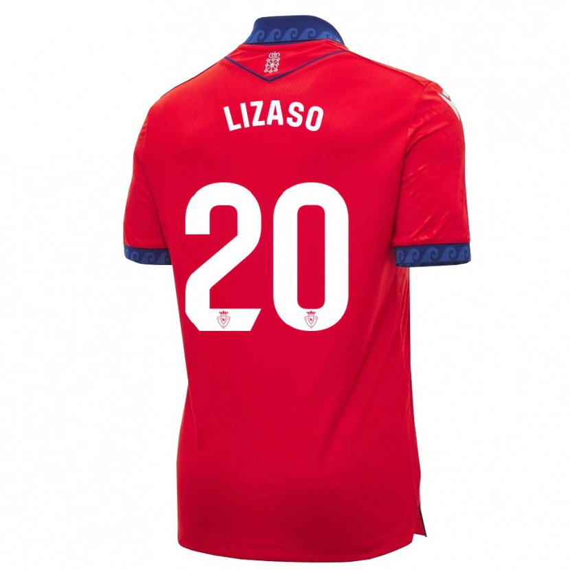 DanxenレディースIker Lizaso#20赤 ネイビーブルー 白ホームシャツ2026/27ジャージーユニフォーム