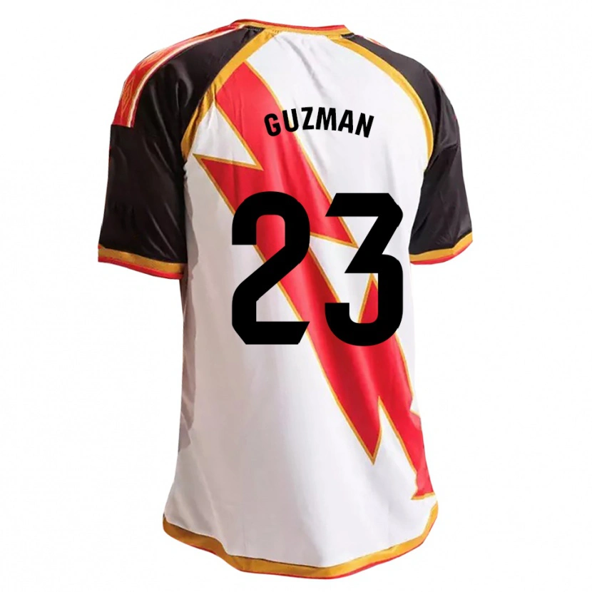 Danxenレディースミゲル・グスマン#23黒赤白金ホームシャツ2026/27ジャージーユニフォーム