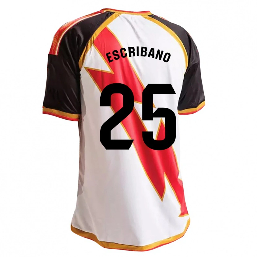 DanxenレディースFrancisco Escribano#25黒赤白金ホームシャツ2026/27ジャージーユニフォーム