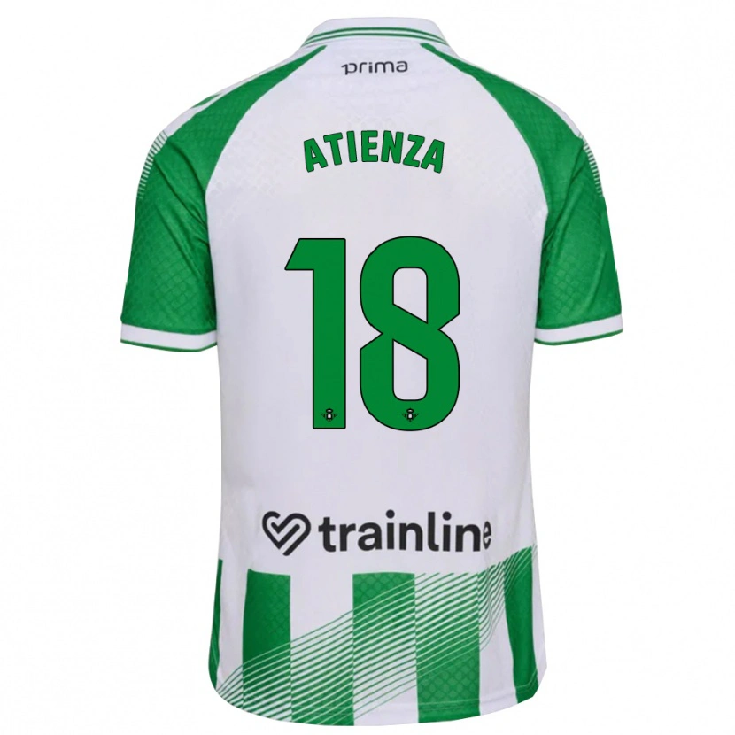 DanxenレディースDiego Atienza#18ライトグリーン 黒 白ホームシャツ2026/27ジャージーユニフォーム