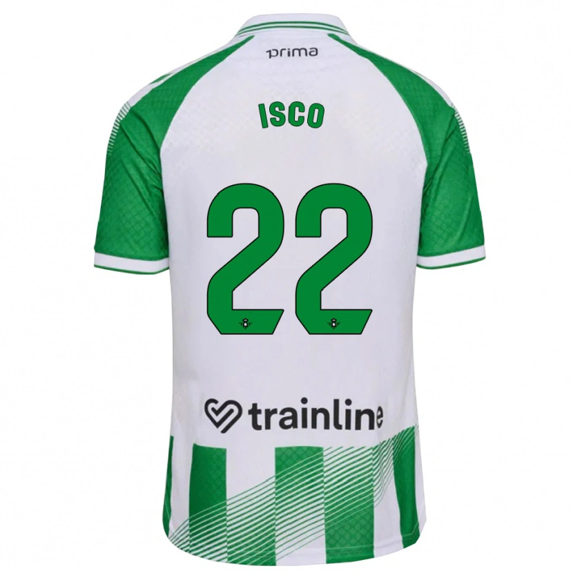 DanxenレディースIsco#22ライトグリーン 黒 白ホームシャツ2026/27ジャージーユニフォーム